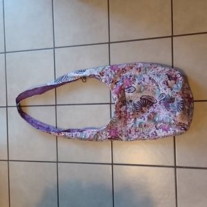 Lightweight, flower print tote bag